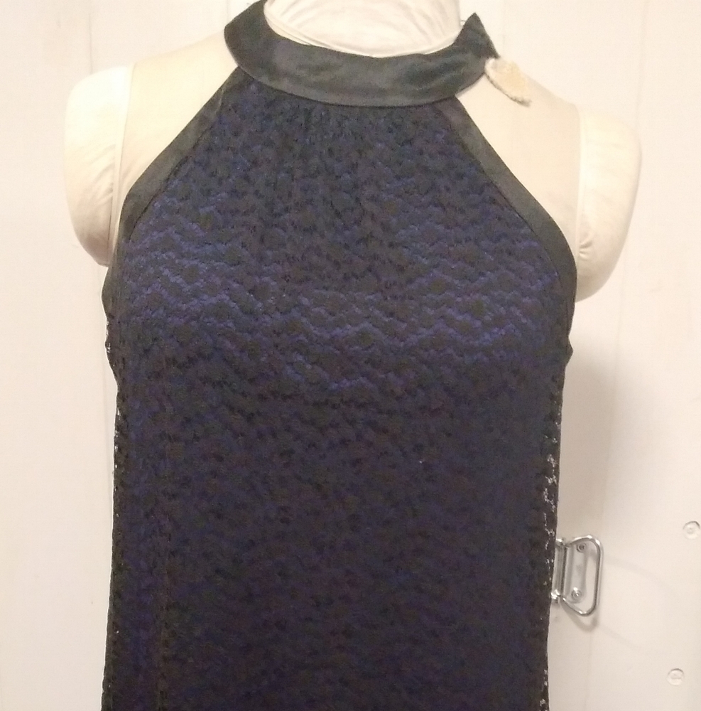 Lace halter top by nicole miller